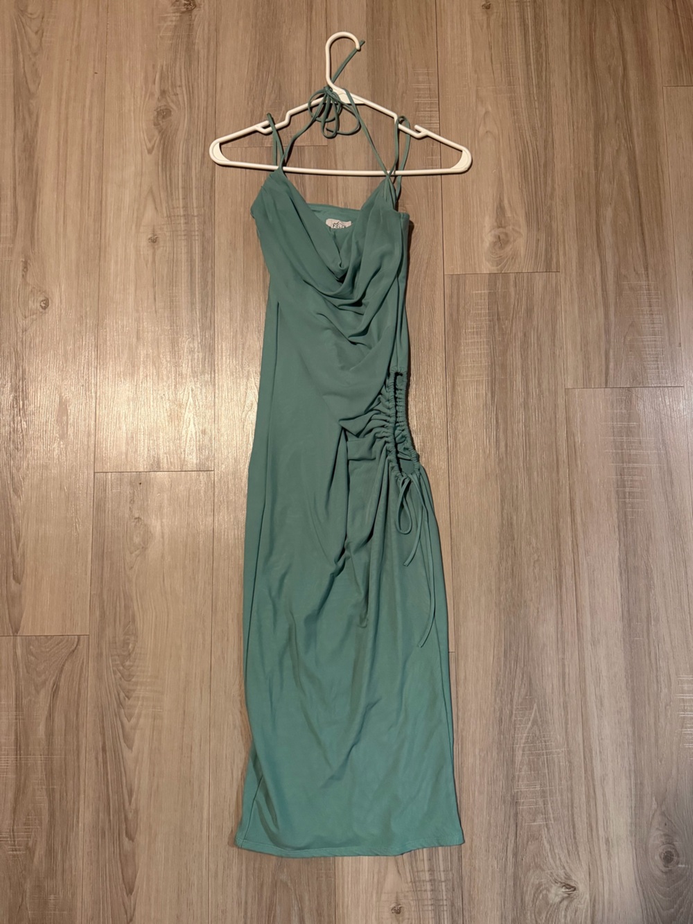 BRAND NEW OHPOLLY Teal midi dress